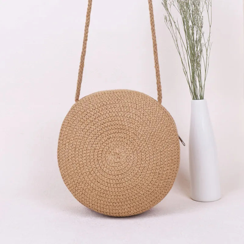 Minimalist Straw Bag