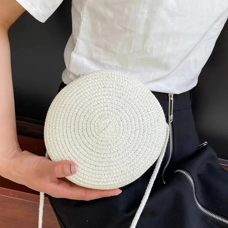 Minimalist Straw Bag